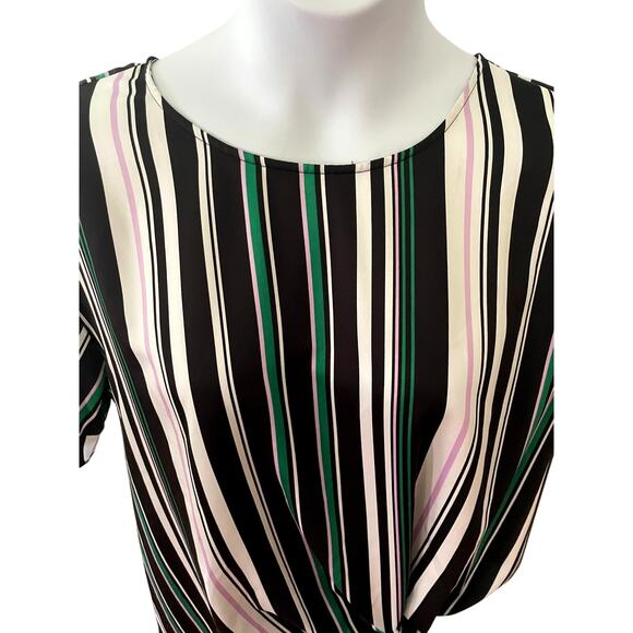 WORTHINGTON, SIZE XL, SHORT SLEEVE, STRIPED TOP, LIGHTWEIGHT - Picture 5 of 5